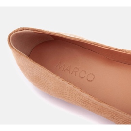 Marco Shoes Kevyet ballerinat ruskea 2