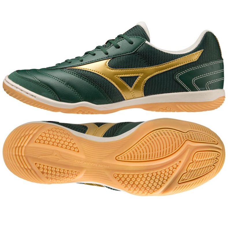 Mizuno Morelia Sala Club M Q1GA230373 jalkapallokengissä vihreä vihreä 1