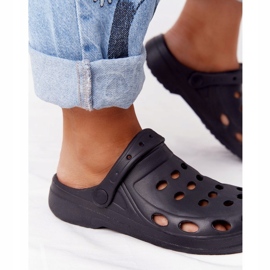 Flameshoes Naisten mustat vaahtomuovat Eva Black 1