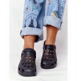 Flameshoes Naisten mustat vaahtomuovat Eva Black 4