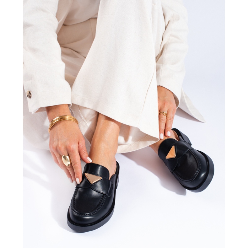 Mustat naisten Shelovet-muulit 2