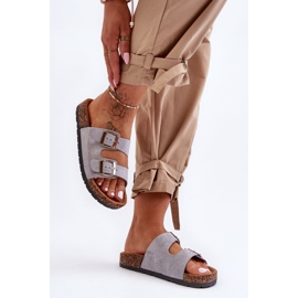 Naisten Cortina Grey Slip-On sandaalit harmaa 2