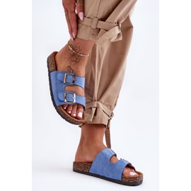 PM1 Naisten Cortina Blue Slip-On sandaalit sininen 1