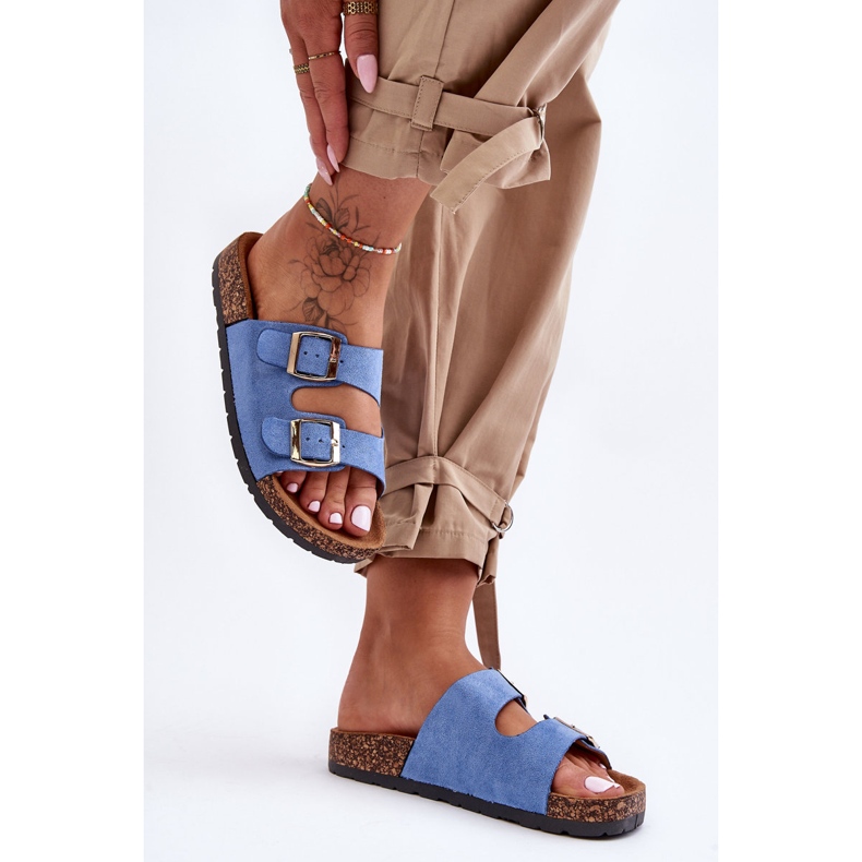 PM1 Naisten Cortina Blue Slip-On sandaalit sininen 1