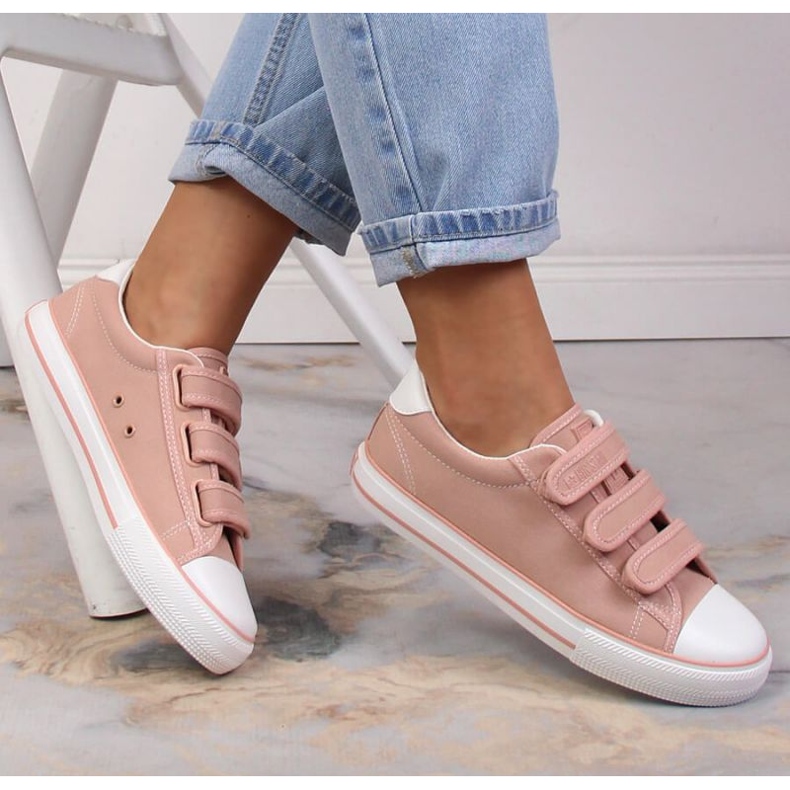 Velcro tennarit Big Star W INT1842A pinkki vaaleanpunainen 2