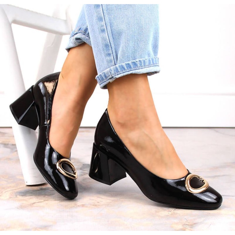 Patenttikorkokengät Vinceza W JAN179C musta 1