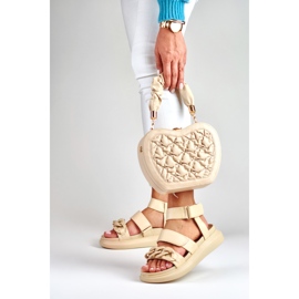 La.Fi Beiget sandaalit ketjulla 2