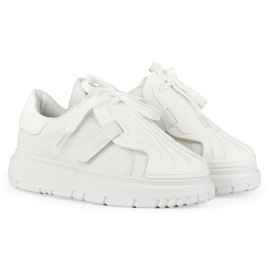 Muodikkaat valkoiset naisten urheilukengät valkoinen 1