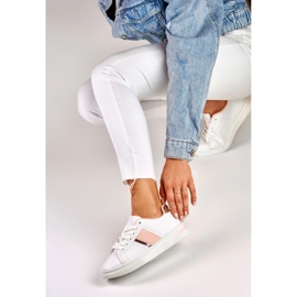 Vaaleat naisten urheilukengät valkoinen 1