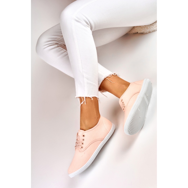 Naisten vaaleanpunaiset lenkkarit vaaleanpunainen 1