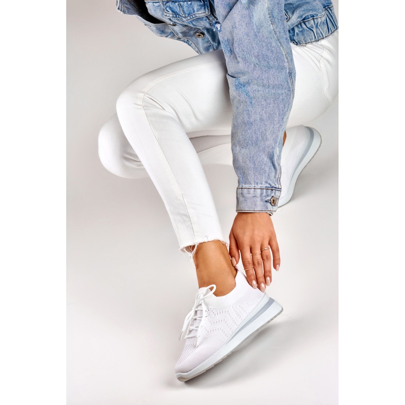 Valkoiset urheilukengät valkoinen 1