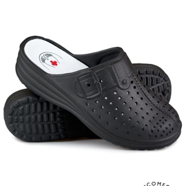 Mukavat naisten varvastossut, joissa peitetyt sormet mustat 1