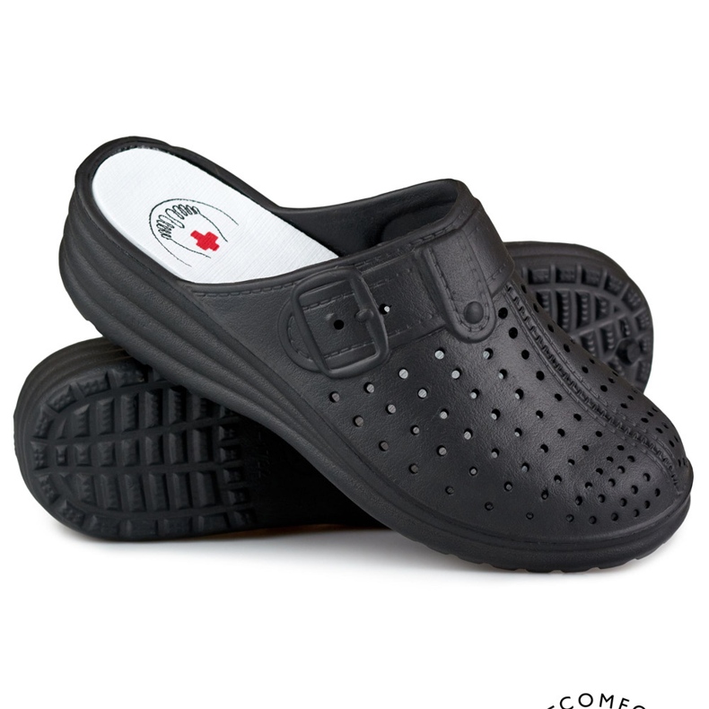 Mukavat naisten varvastossut, joissa peitetyt sormet mustat 1