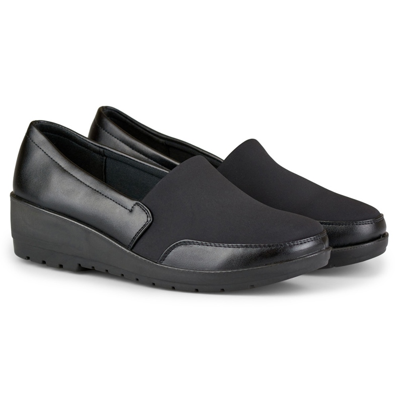 Joustavat mustat naisten kengät 2