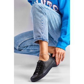 Naisten ekologiset lenkkarit mustalla pohjalla 1