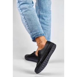 Naisten ekologiset lenkkarit mustalla pohjalla 2