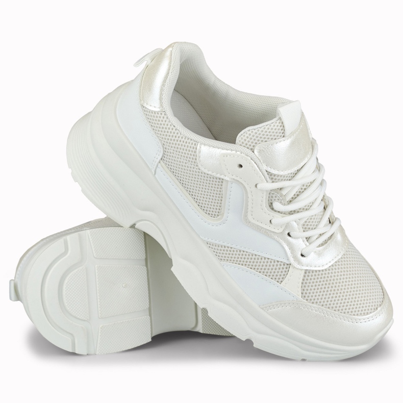 Geori naisten valkoiset tennarit valkoinen 1