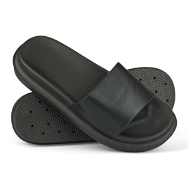 Mukavat klassiset mustat naisten tossut 1