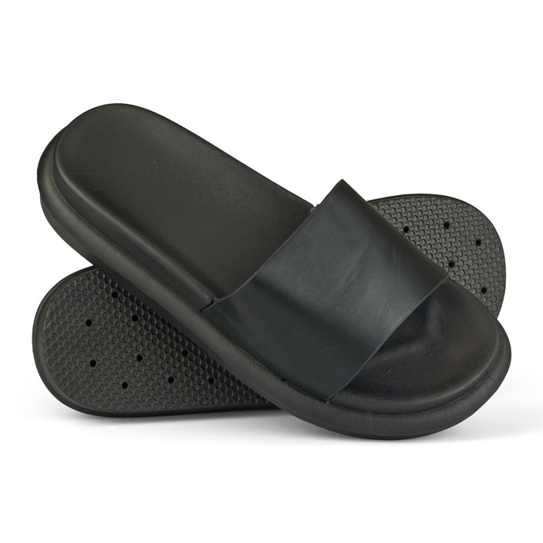 Mukavat klassiset mustat naisten tossut 1