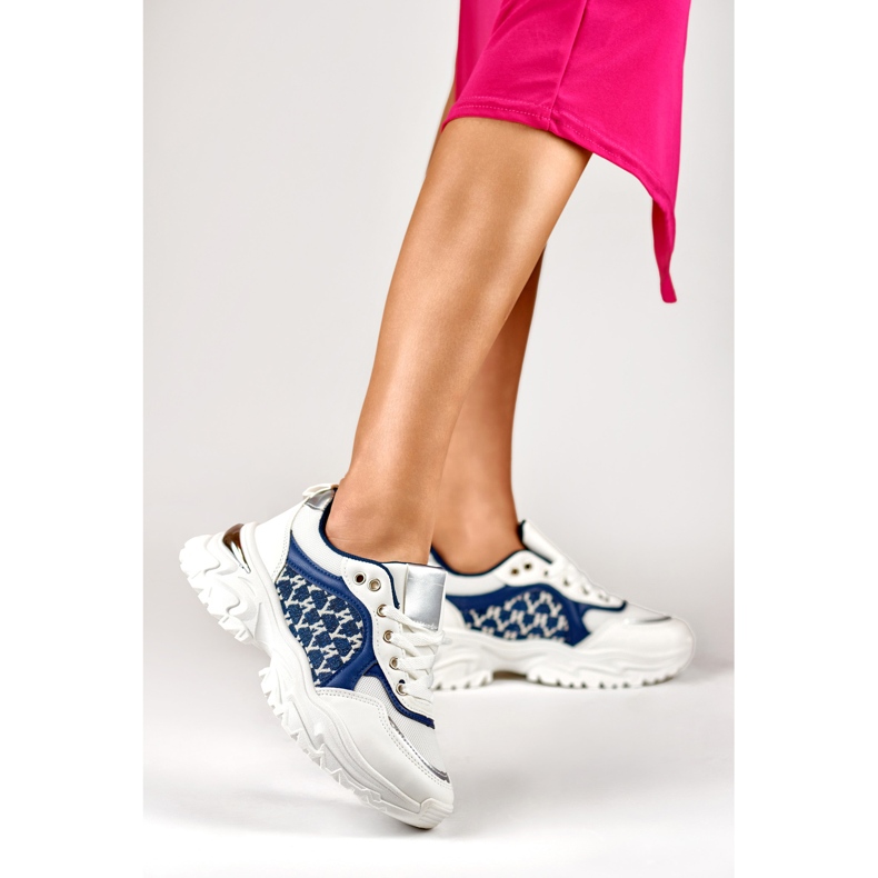 Muodikkaat siniset Valir naisten tennarit sininen 2