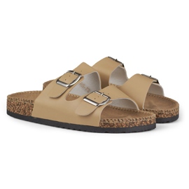 Beiget mukavat naisten tossut 2