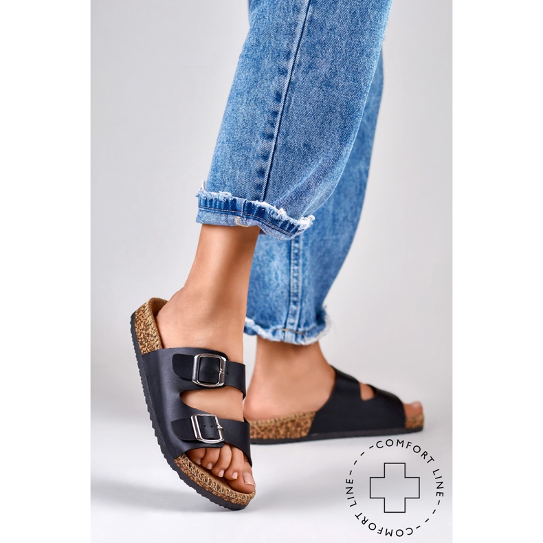 Mustat mukavat naisten tossut 1