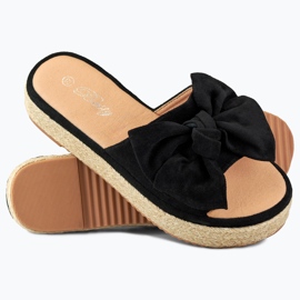 Mustat espadrillit jousella 1