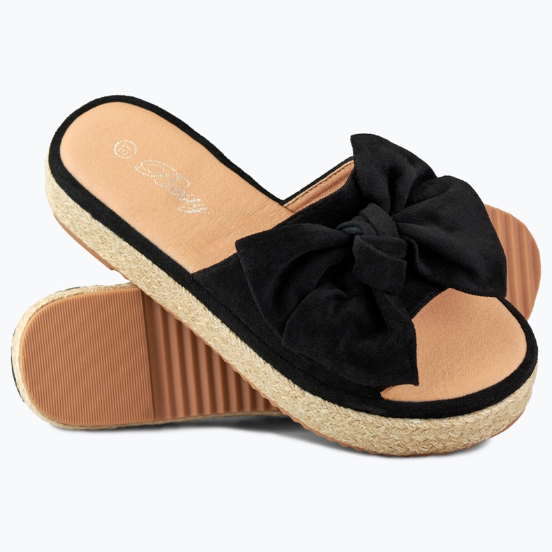 Mustat espadrillit jousella 1