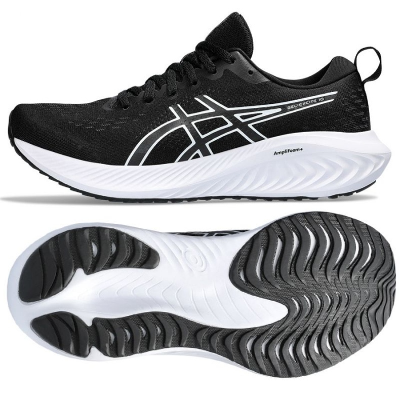 Asics Gel-Excite 10 W 1012B418 003 juoksukengät musta 1