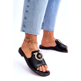 Nahkatossut Comfort Kengät S.Barski KV-2775-32 Musta 3