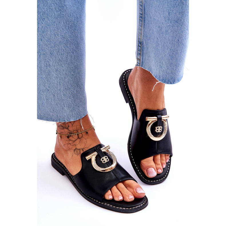 Nahkatossut Comfort Kengät S.Barski KV-2775-32 Musta 4