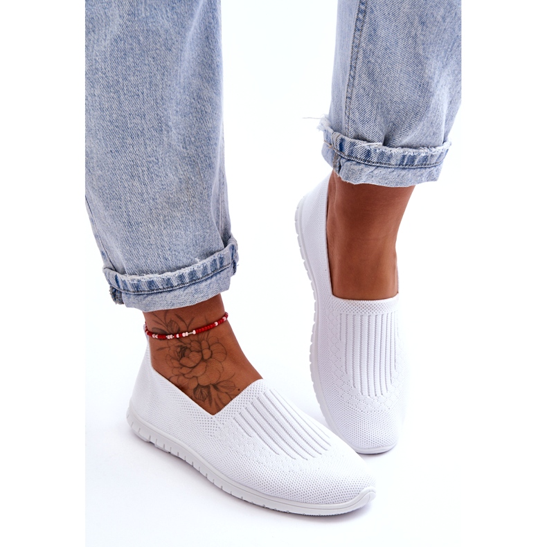 News Naisten Slip-On lenkkarit Valkoinen Lento 4