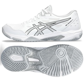 Asics Gel-Rocket 11 W 1072A093 101 lentopallokengät valkoinen valkoinen 1