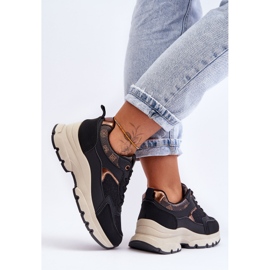 PM1 Mustat Escape Lace-Up Platform -urheilukengät 2