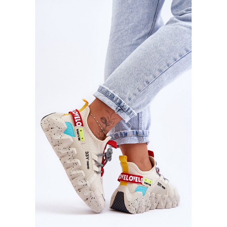 PS1 Muodikkaat Slip-on lenkkarit beige Evolution 2