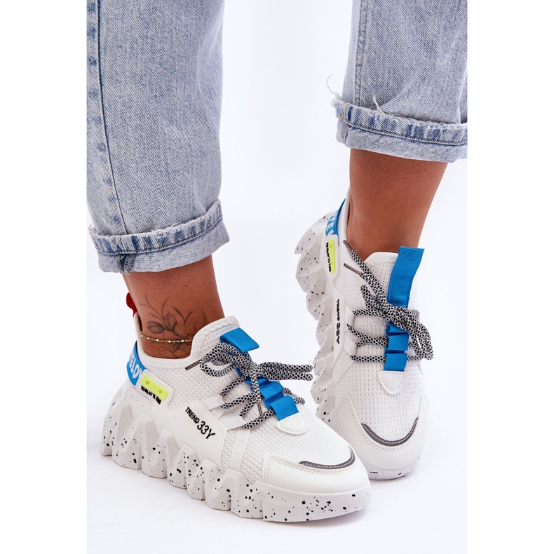 PS1 Muodikkaat Slip-on lenkkarit, White Evolution valkoinen 1