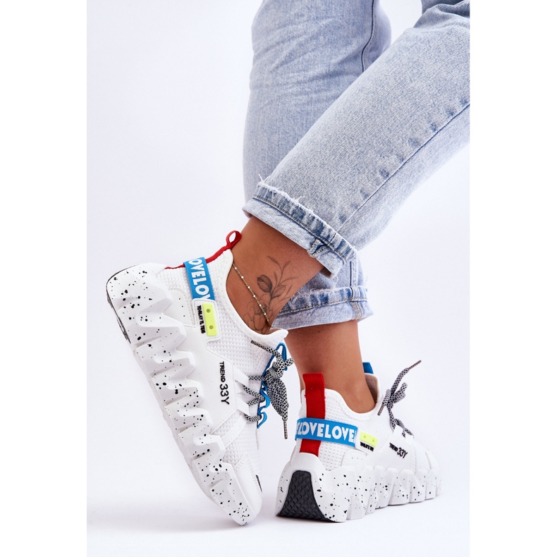 PS1 Muodikkaat Slip-on lenkkarit, White Evolution valkoinen 2