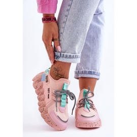 PS1 Muodikkaat Slip-on lenkkarit Vaaleanpunainen Evolution 1