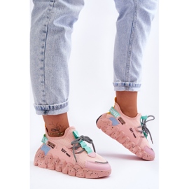 PS1 Muodikkaat Slip-on lenkkarit Vaaleanpunainen Evolution 2