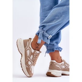 FG2 Naisten urheilukengät beige Contiro 2