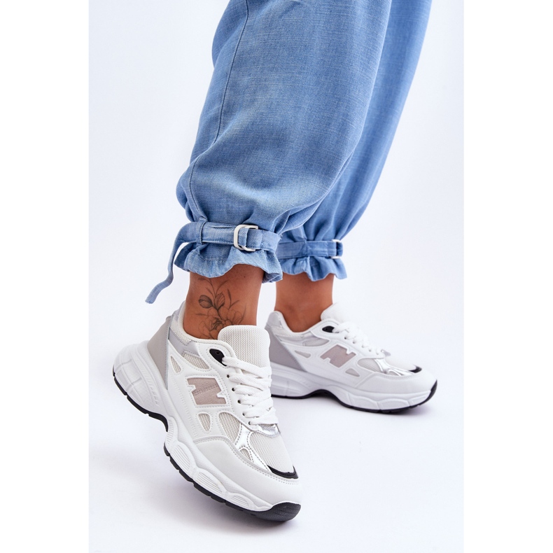 FG2 Muodikkaat naisten urheilukengät valkokankaalla valkoinen 1