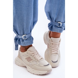 FG2 Muodikkaat naisten verkkourheilukengät beige Venetsia 1