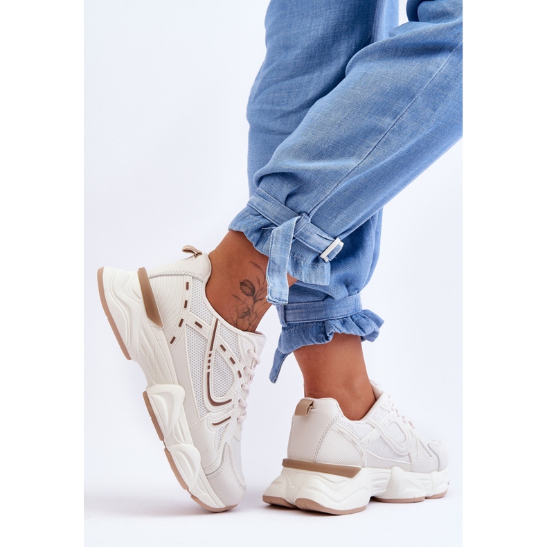 FG2 Naisten urheilukengät Tennarit Beige Feluci 2