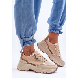 FG2 Beige alustan tasakorkoiset urheilukenkien kuvakkeet 2