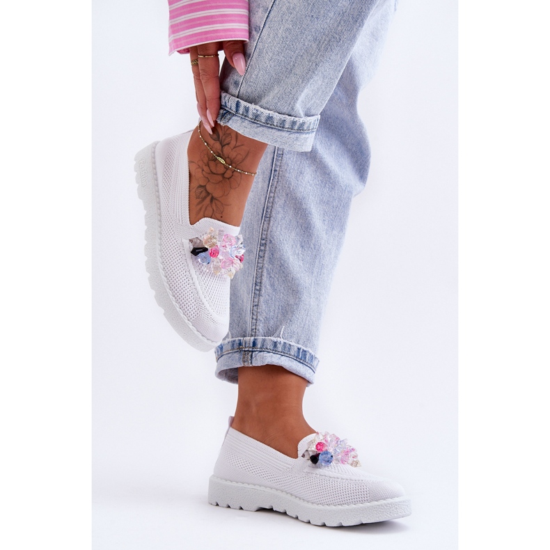 PM1 Naisten lenkkarit, joissa on koristelu White Taylor valkoinen 2