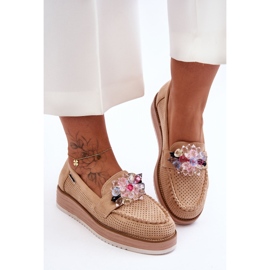 PM1 Naisten alustahousut kivillä beige Elonore 1