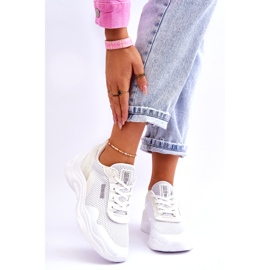 Naisten kangas urheilukengät Memory Foam System Big Star LL274A064 Valkoinen 1