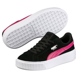 Puma Suede Platform Snk Jr 363906 01 kengät musta 1