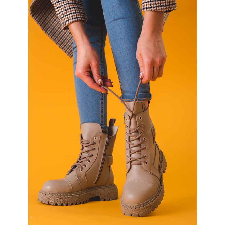 Naisten Shelovet beige-nahkalaukut 1