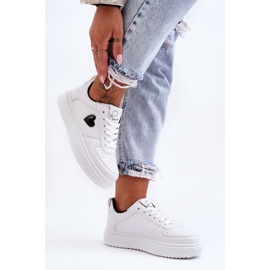 FJ1 Klassiset urheilukengät Sydämellä Mustavalkoinen Amore 2